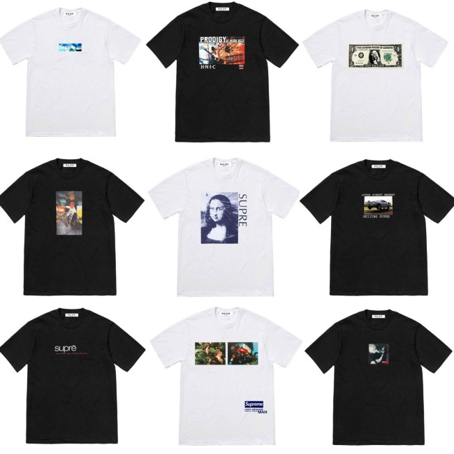 Superme Cotton T-shirt 22 Style