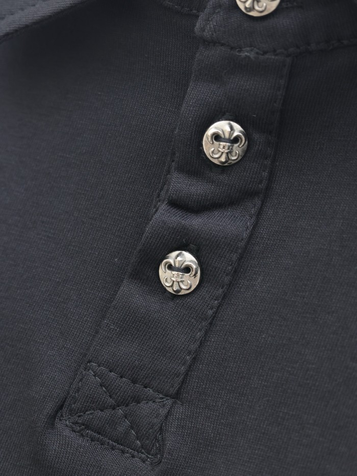 Chrome Hearts Sanskrit Print Polo Shirt