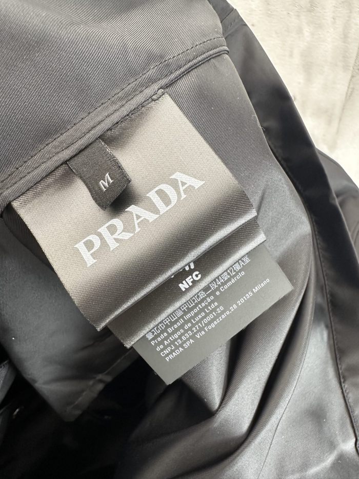 Prada Black Re-nylon Short-sleeved Shirt