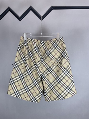 Burberry Check Horse Embroidered Shorts