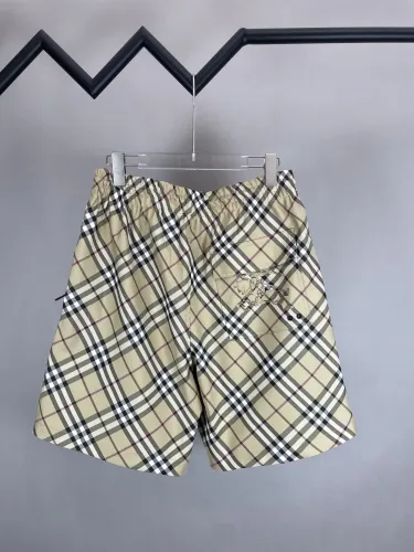 Burberry Check Horse Embroidered Shorts