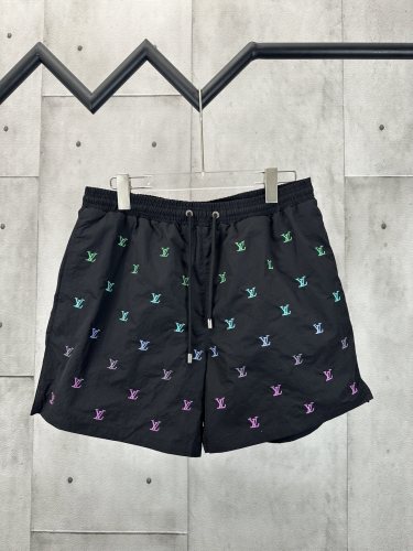 LV Blason Gradient Embroidered Swim Shorts