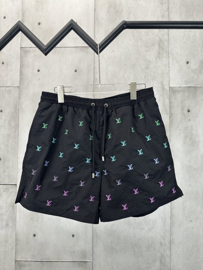 LV Blason Gradient Embroidered Swim Shorts