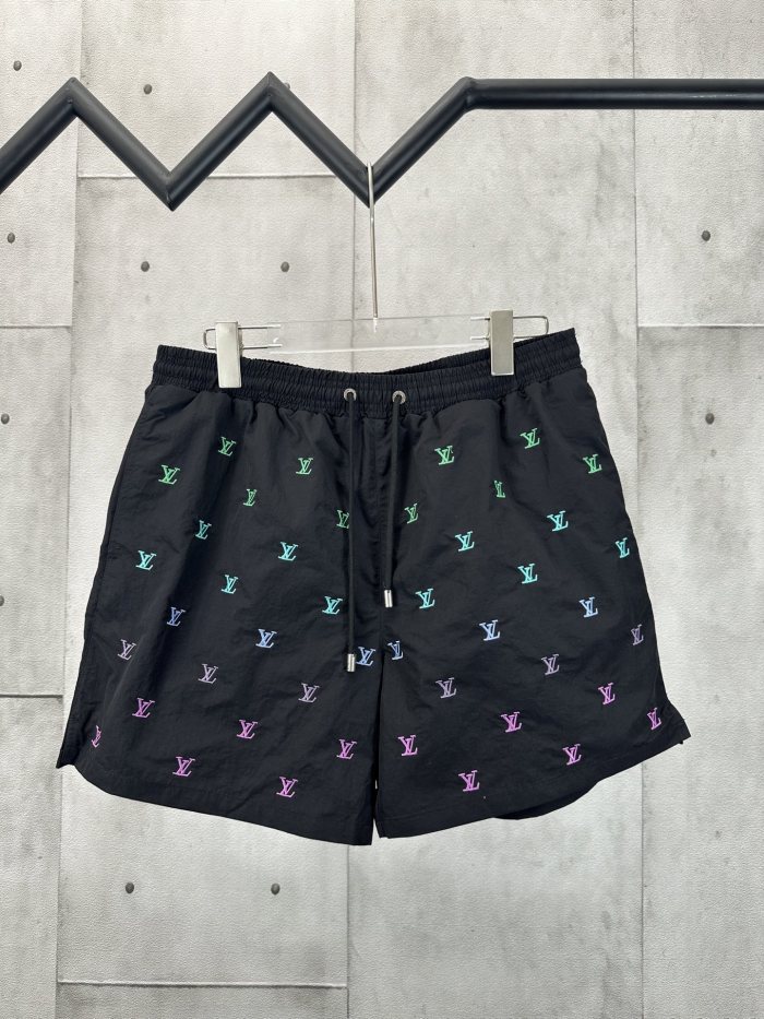 LV Blason Gradient Embroidered Swim Shorts