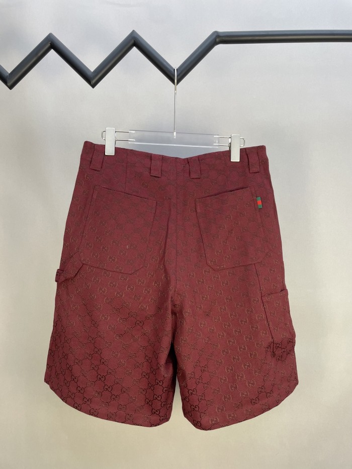 Gucci Canvas Cotton-blend Bermuda Shorts