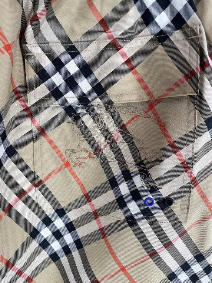 Burberry Check Horse Embroidered Shorts