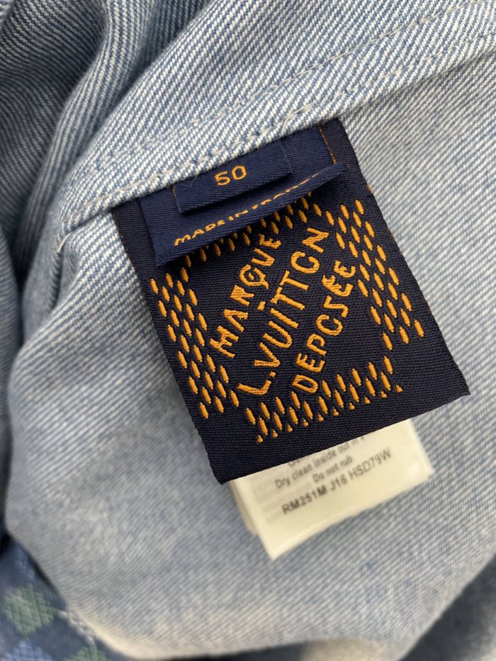 Louis Vuitton Damier Chambray Short-Sleeved Shirt