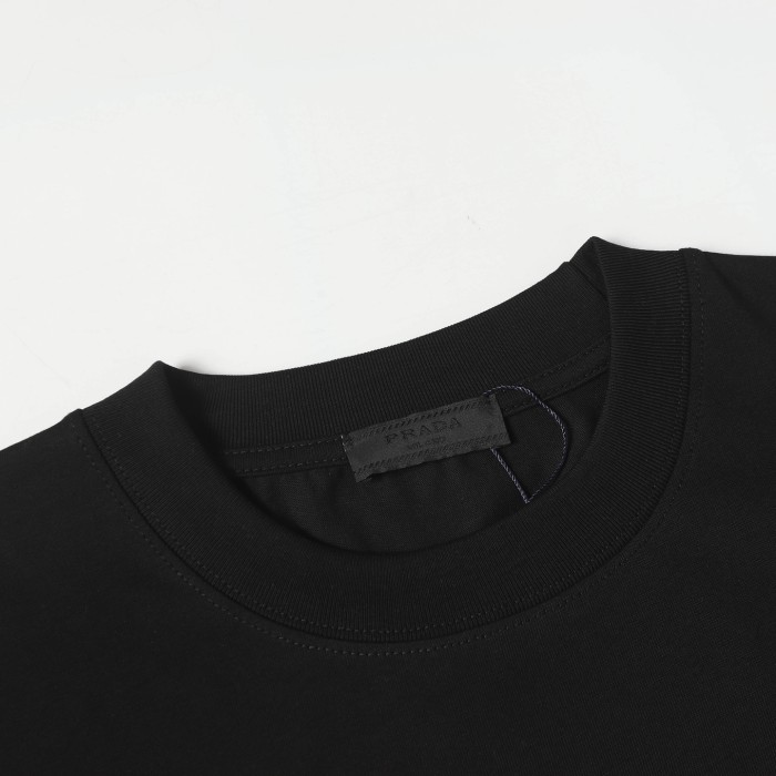 Prada Triangle Logo Pocket Short Sleeve T-shirt