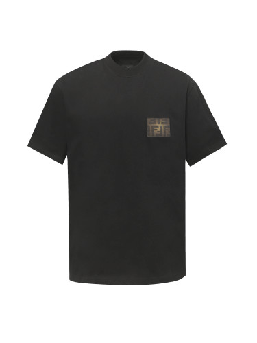 Fendi Logo Cotton Short Sleeve T-Shirt