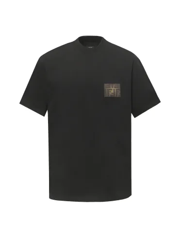 Fendi Logo Cotton Short Sleeve T-Shirt