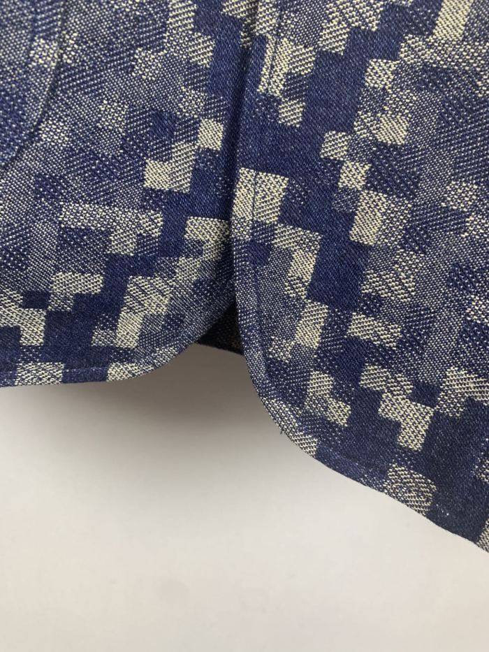 Louis Vuitton Graphic Collarless Denim Jacket