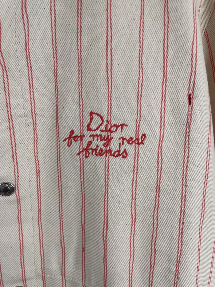 Dior Knitted Lapel Long-sleeved Jacket
