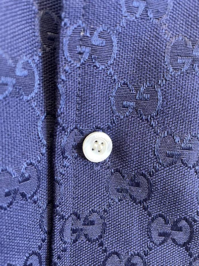 Gucci GG Jacquard Short Sleeved Shirt