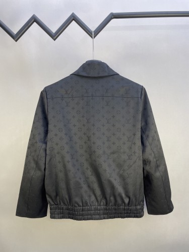 Louis Vuitton Lapel Jacquard Monogram Suit Jacket