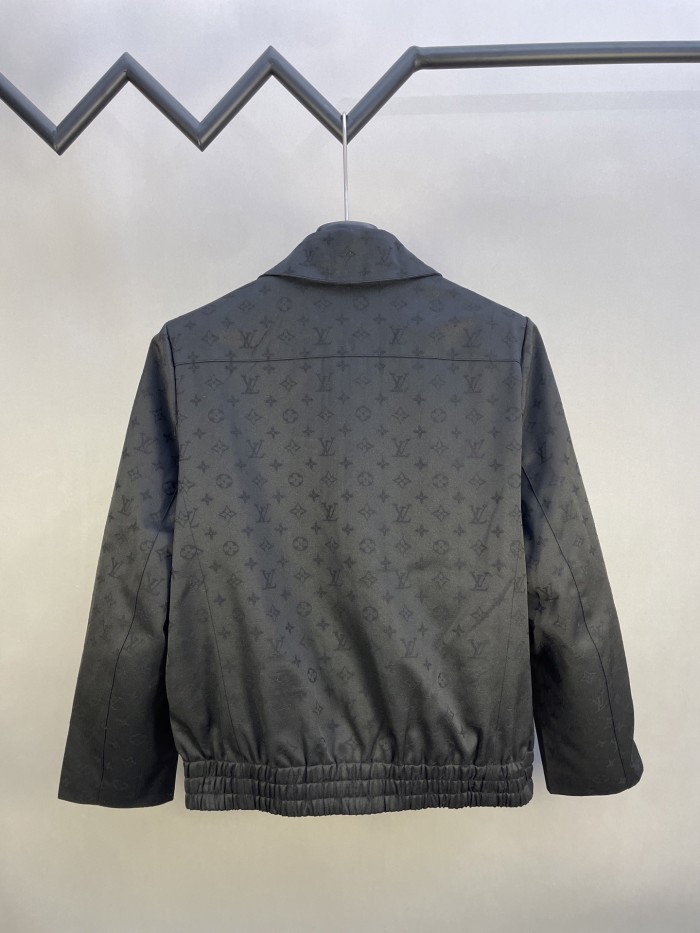 Louis Vuitton Lapel Jacquard Monogram Suit Jacket