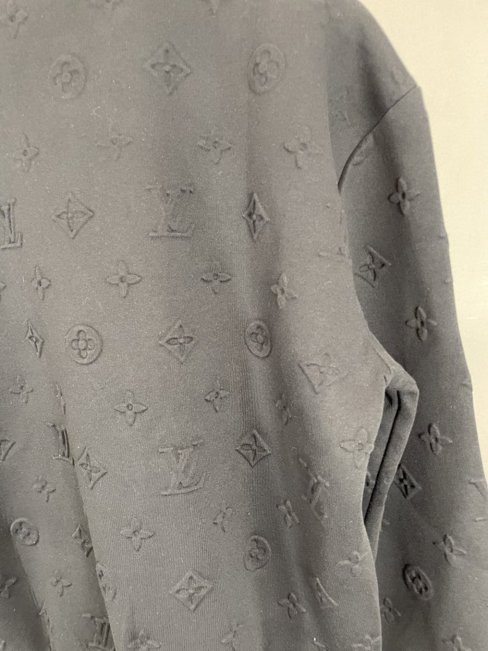 Louis Vuitton Embossed Monogram Jersey Tracksuit Top