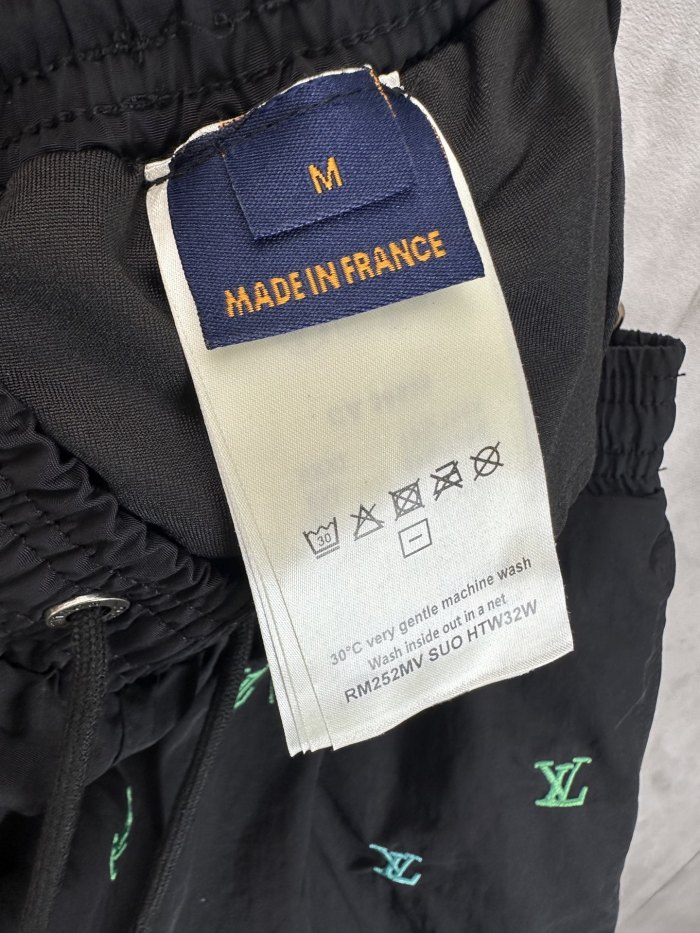 LV Blason Gradient Embroidered Swim Shorts