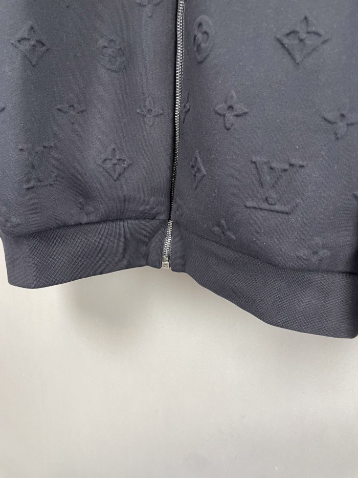 Louis Vuitton Embossed Monogram Jersey Tracksuit Top