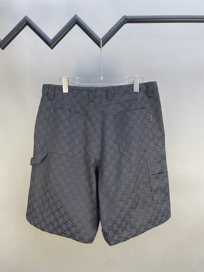 Gucci Canvas Cotton-blend Bermuda Shorts