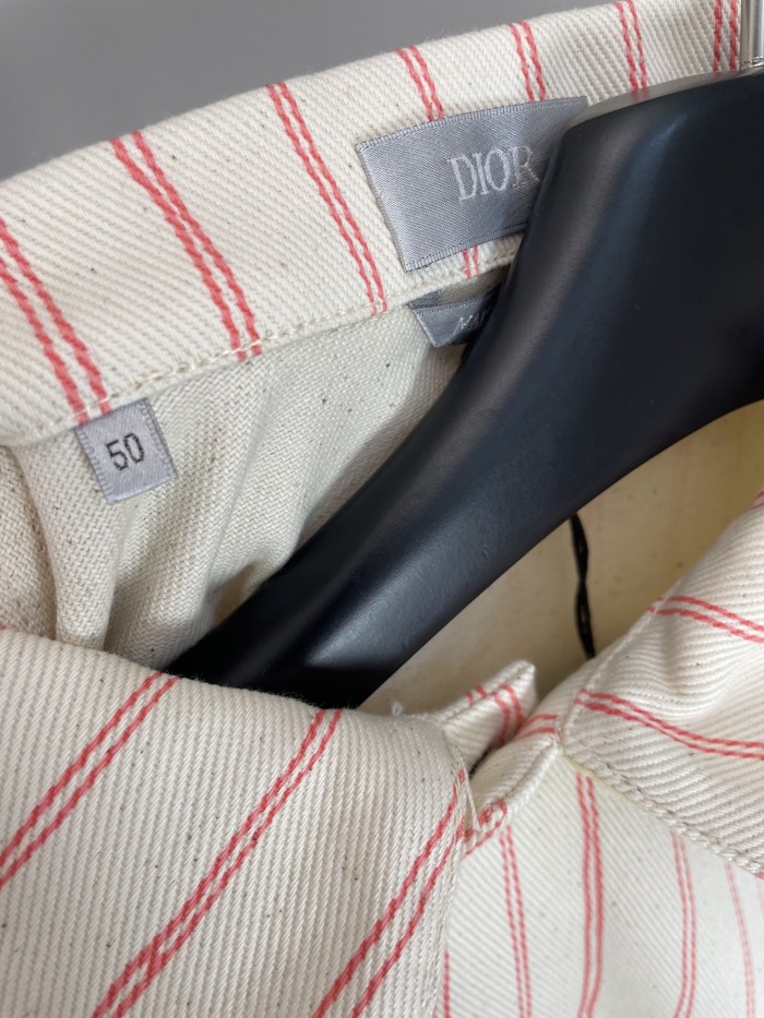 Dior Knitted Lapel Long-sleeved Jacket