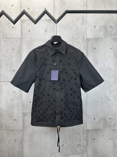 Louis Vuitton Rainbow Embroidered Short Sleeve Shirt