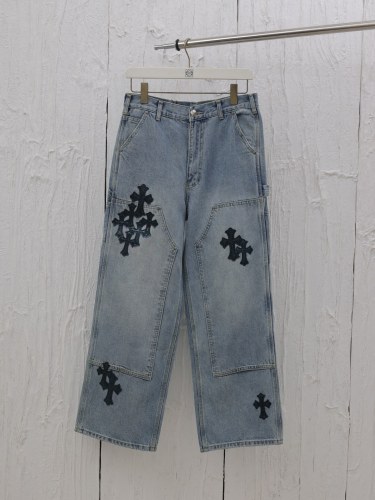 Chrome Hearts Star Cross Work Jeans