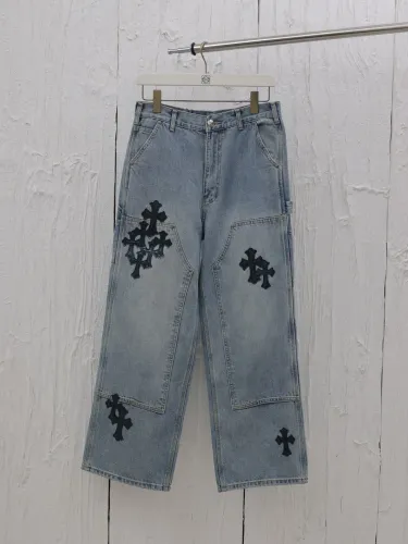 Chrome Hearts Star Cross Work Jeans