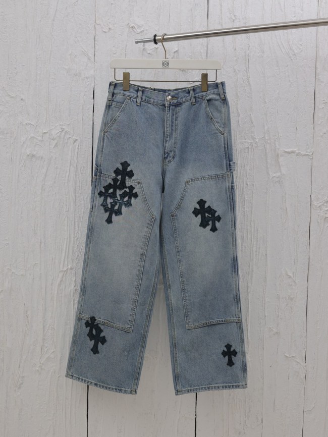 Chrome Hearts Star Cross Work Jeans