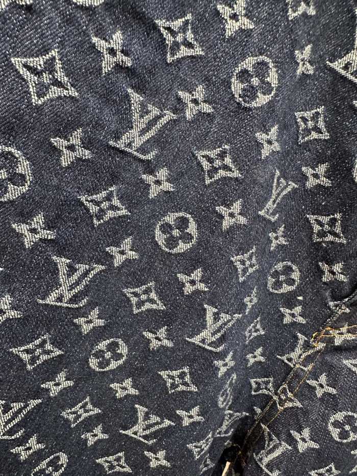 Louis Vuitton Jacquard Denim Shorts