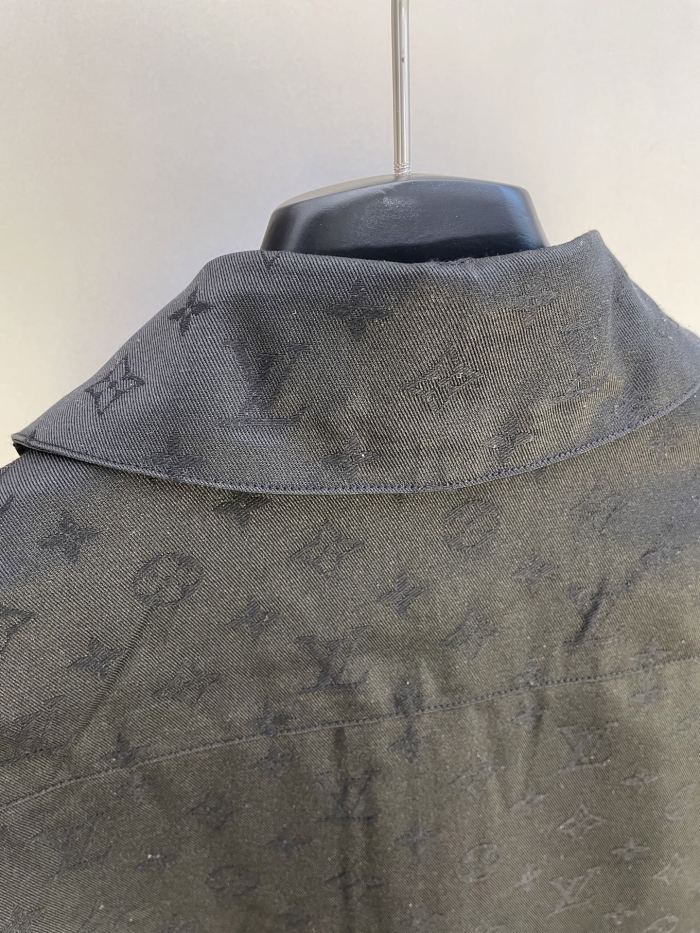 Louis Vuitton Lapel Jacquard Monogram Suit Jacket