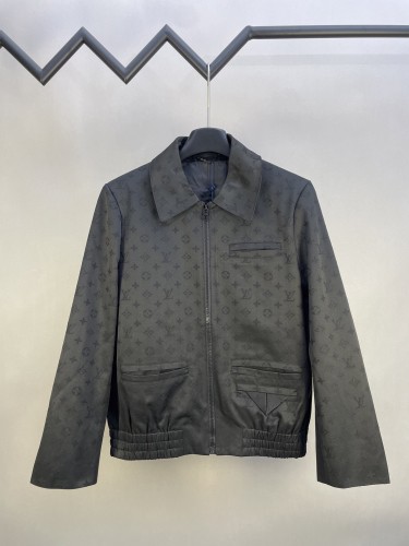 Louis Vuitton Lapel Jacquard Monogram Suit Jacket
