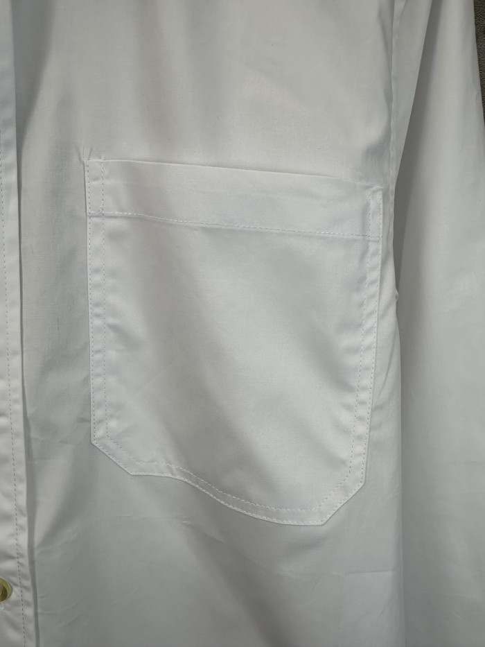 Gucci Logo Embroidered Long Sleeve Shirt
