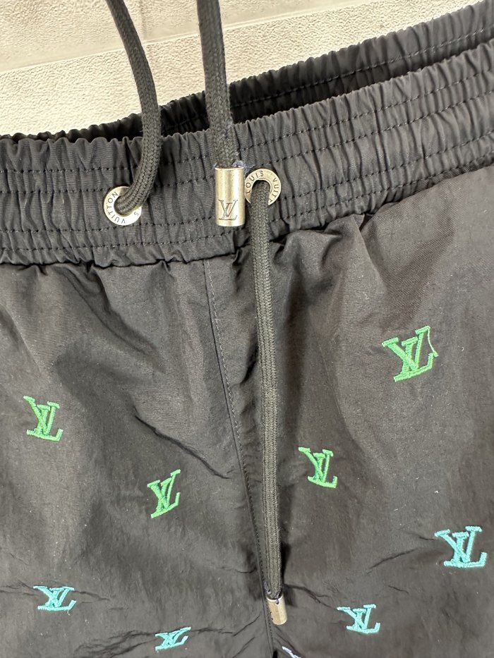 LV Blason Gradient Embroidered Swim Shorts