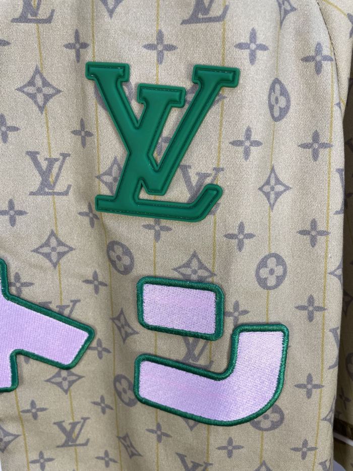 Louis Vuitton Knitted Baseball Short Sleeve Shirt