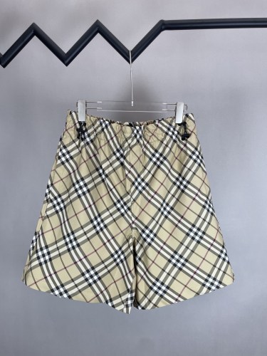 Burberry Check Horse Embroidered Shorts
