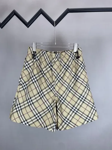 Burberry Check Horse Embroidered Shorts