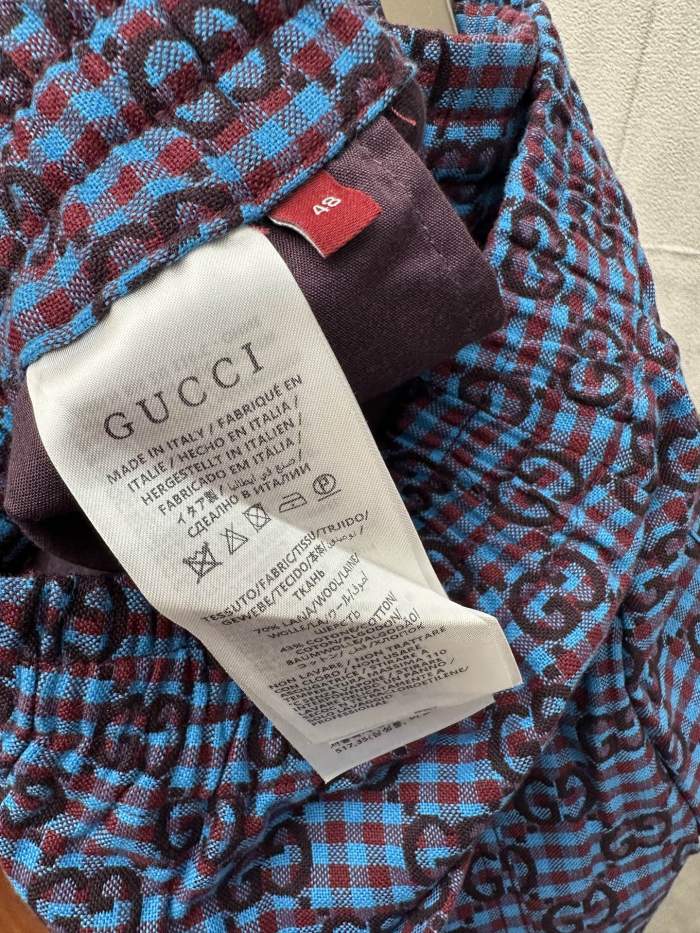 Gucci GG Check Shorts
