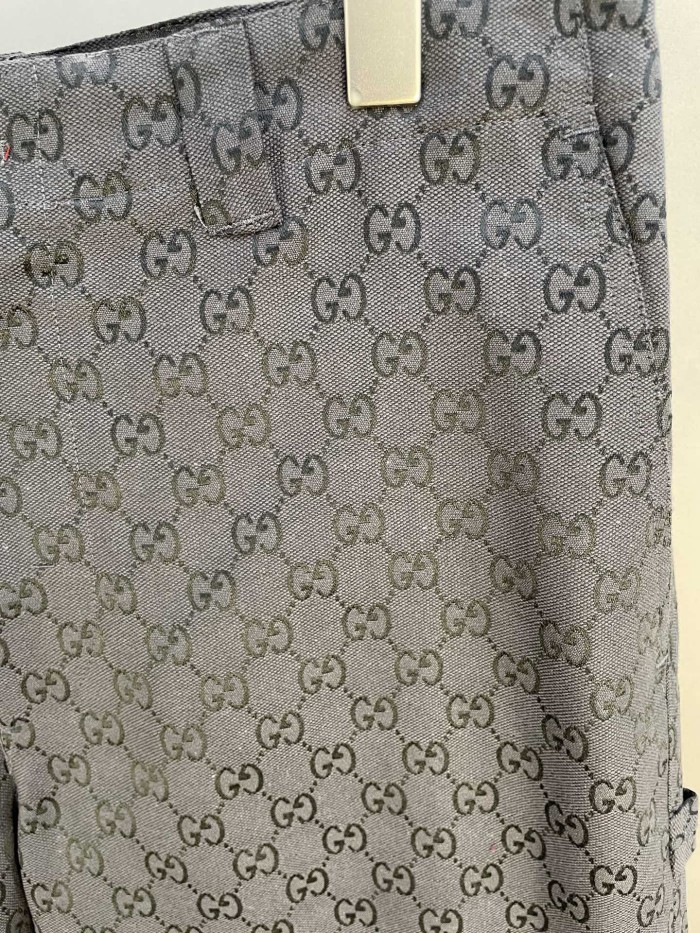 Gucci Canvas Cotton-blend Bermuda Shorts