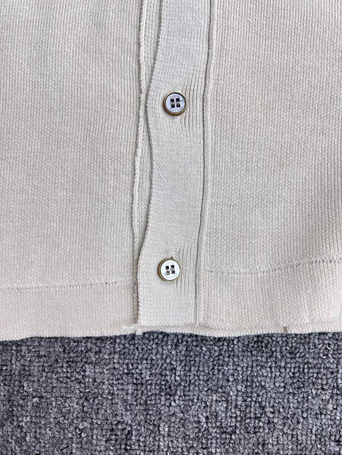 Louis Vuitton Monogram Embossed Short-Sleeved Knit Shirt
