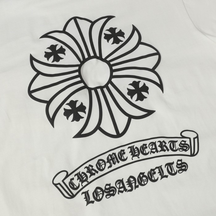 Chrome Hearts Sanskrit Cotton Short Sleeve T-Shirt