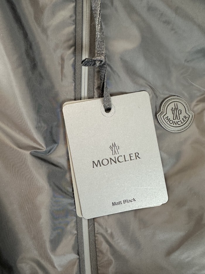 MONCLER Hooded Reflective Printed Vest