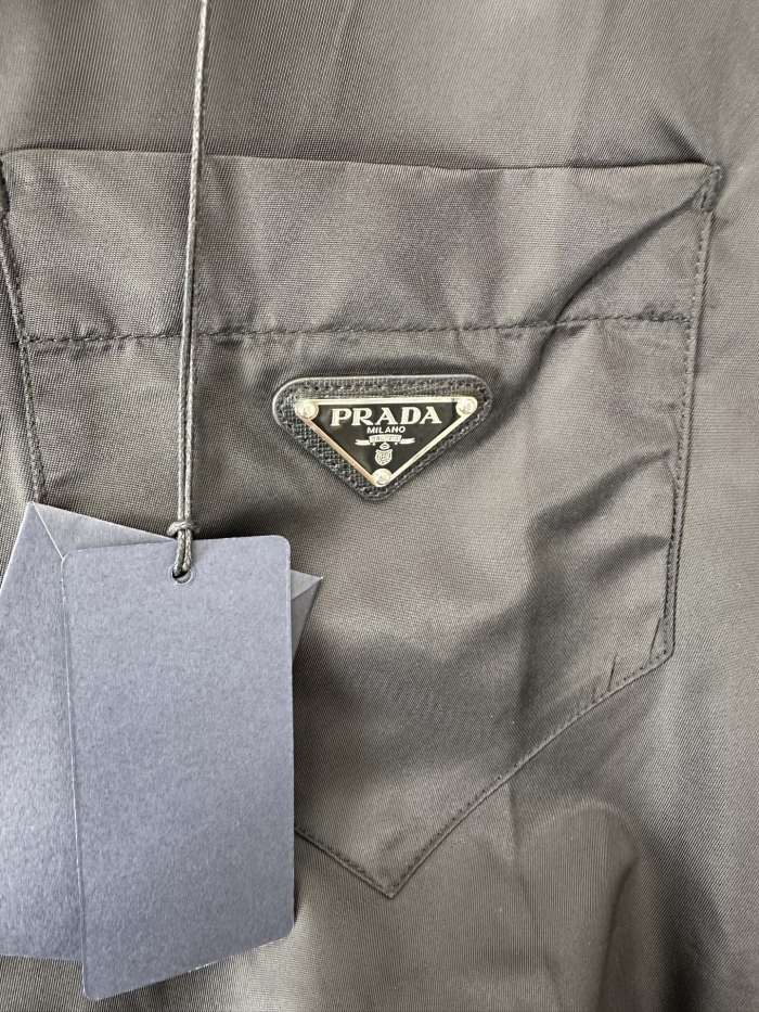 Prada Black Re-nylon Short-sleeved Shirt