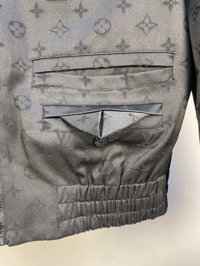 Louis Vuitton Lapel Jacquard Monogram Suit Jacket