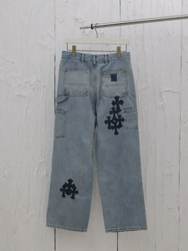 Chrome Hearts Star Cross Work Jeans