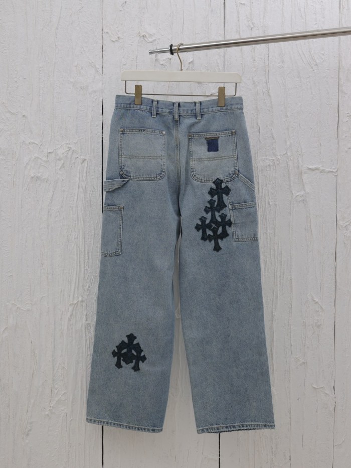 Chrome Hearts Star Cross Work Jeans