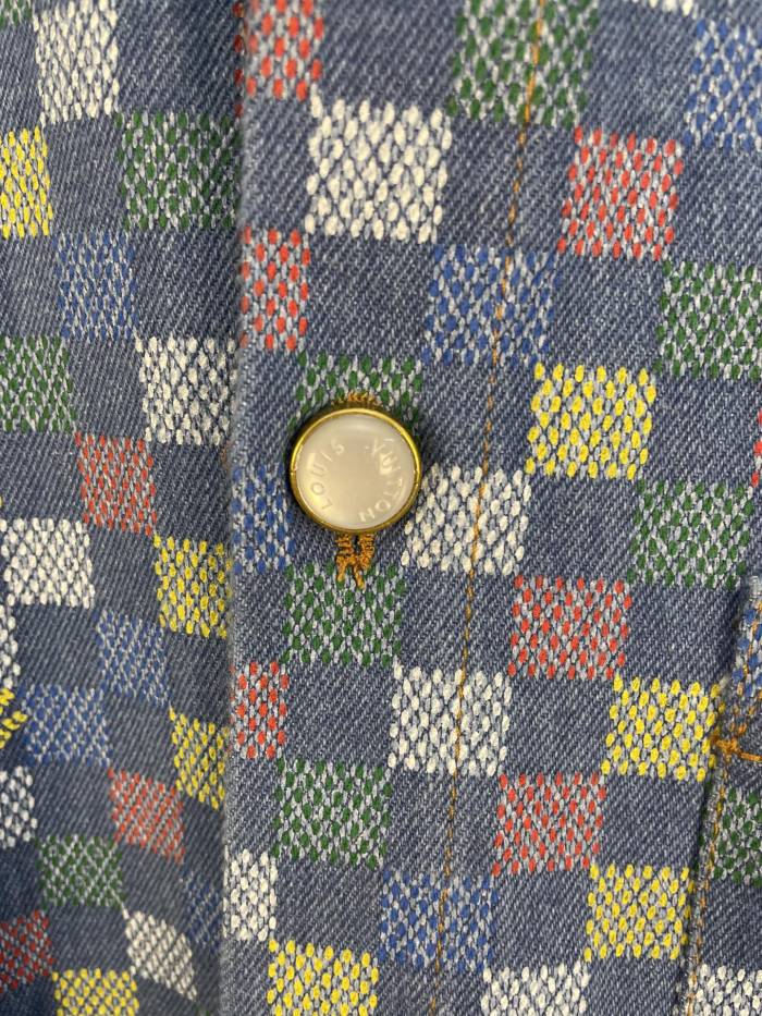 Louis Vuitton Damier Chambray Short-Sleeved Shirt