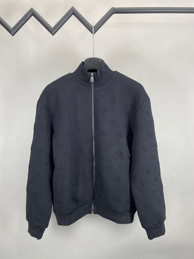 Louis Vuitton Embossed Monogram Jersey Tracksuit Top