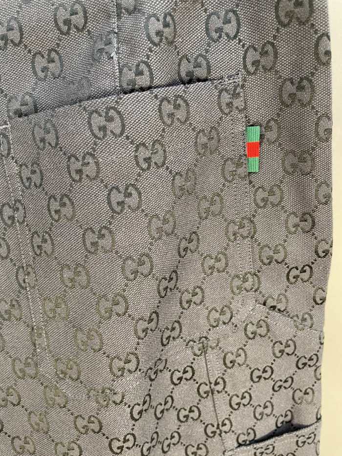 Gucci Canvas Cotton-blend Bermuda Shorts