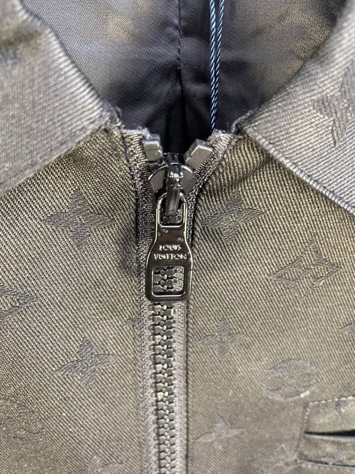 Louis Vuitton Lapel Jacquard Monogram Suit Jacket