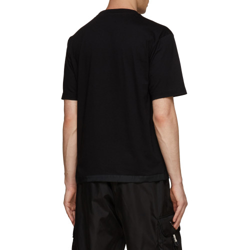 Prada Triangle Logo Pocket Short Sleeve T-shirt
